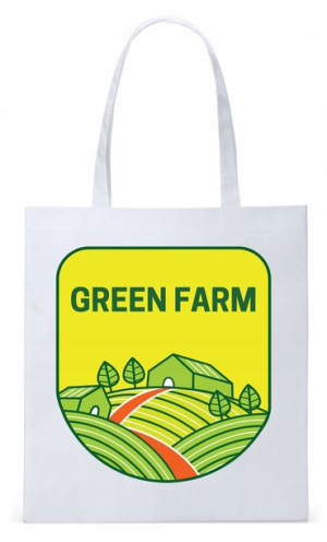 Dla Rolnika Na Prezent Torba Eco Biała Shopper