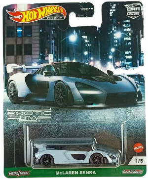 Hot Wheels Premium McLAREN SENNA EXOTIC ENVY