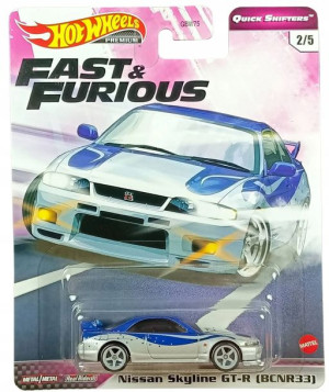 Hot Wheels Premium NISSAN SKYLINE GT-R (BCNR33)