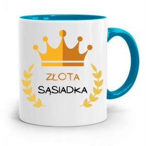 Dla Sąsiada Sąsiadki Kubek Błękitny Na Prezent