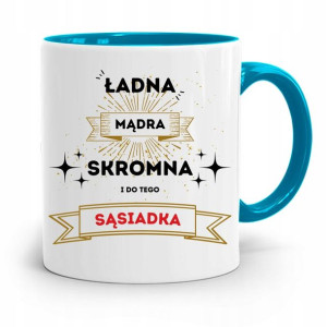 Dla Sąsiada Sąsiadki Kubek Błękitny Na Prezent