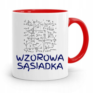 Dla Sąsiada Sąsiadki Kubek Czerwony Na Prezent