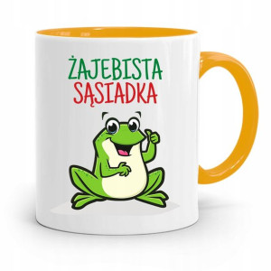 Dla Sąsiada Sąsiadki Kubek Żółty Na Prezent