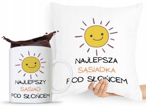 Dla Sąsiada Zestaw Poduszka + Kubek Prezent