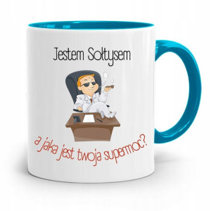 Dla Sołtysa Kubek Błękitny Jestem Sołtysem Prezent