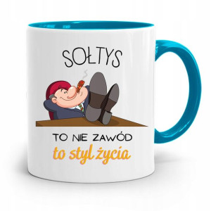 Dla Sołtysa Kubek Błękitny To Styl Życia Prezent