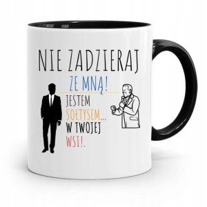 Dla Sołtysa Kubek Czarny Jestem Sołtysem Prezent