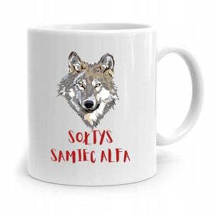 Dla Sołtysa Kubek Sołtys Samiec Alfa Prezent
