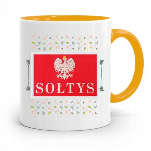 Dla Sołtysa Kubek Żółty Sołtys Prezent