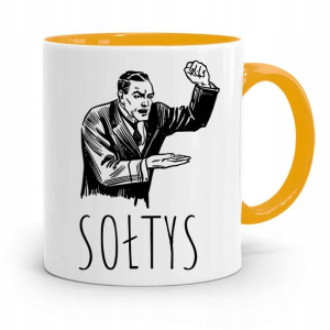 Dla Sołtysa Kubek Żółty Sołtys Prezent