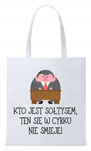 Dla Sołtysa Na Prezent Torba Eco Biała Shopper