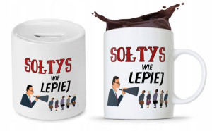 Dla Sołtysa Zestaw Kubek + Skarbonka Prezent