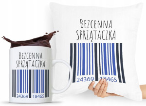 Dla Sprzątaczki Zestaw Poduszka + Kubek Prezent