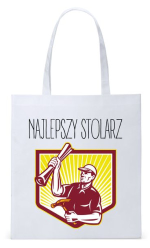 Dla Stolarza Na Prezent Torba Eco Biała Shopper
