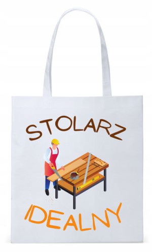 Dla Stolarza Na Prezent Torba Eco Biała Shopper