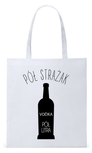 Dla Strażaka Prezent Torba Eco Biała Shopper