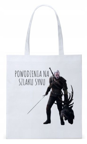 Dla Syna Syneczka Prezent Torba Eco Biała Shopper
