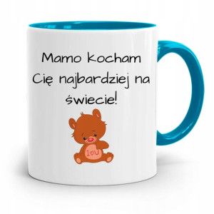 Kubek Błękitny Dla Mamy Matki Mamo Kocham Cię!
