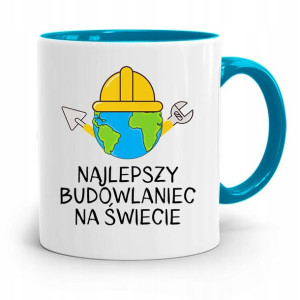 Kubek Błękitny Dla Najlepszego Budowlańca Świata