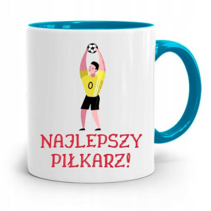 Kubek Błękitny Dla Piłkarza Zawodnika Najlepszy
