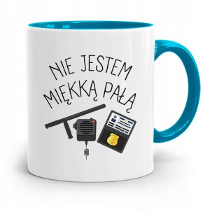 Kubek Błękitny Dla Policjanta Miękka Pała