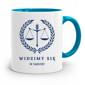 Kubek Błękitny Dla Prawnika Mecenasa Prezent