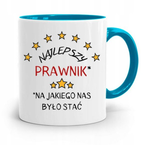 Kubek Błękitny Dla Prawnika Mecenasa Prezent