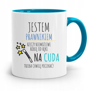 Kubek Błękitny Dla Prawnika Mecenasa Prezent