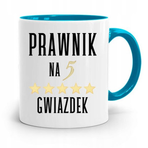 Kubek Błękitny Dla Prawnika Mecenasa Prezent