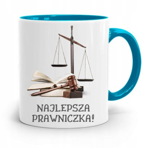 Kubek Błękitny Dla Prawnika Mecenasa Prezent
