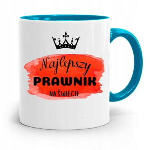 Kubek Błękitny Dla Prawnika Mecenasa Prezent
