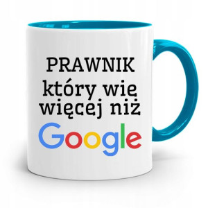 Kubek Błękitny Dla Prawnika Mecenasa Prezent