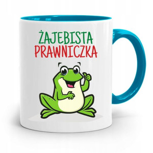 Kubek Błękitny Dla Prawnika Mecenasa Prezent