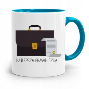 Kubek Błękitny Dla Prawnika Mecenasa Prezent
