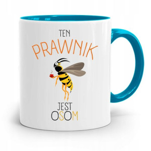 Kubek Błękitny Dla Prawnika Mecenasa Prezent