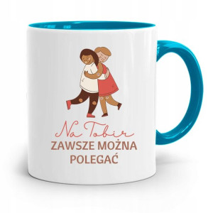 Kubek Błękitny Dla Przyjaciel Można Polegać