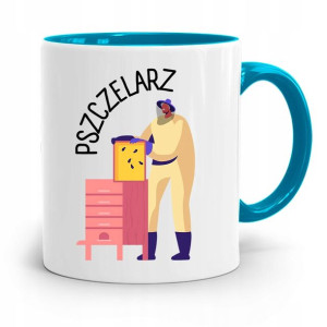 Kubek Błękitny Dla Pszczelarza Pszczelarz