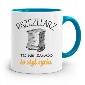 Kubek Błękitny Dla Pszczelarza To Styl Życia