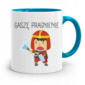 Kubek Błękitny Dla Strażaka Gaszę Pragnienie