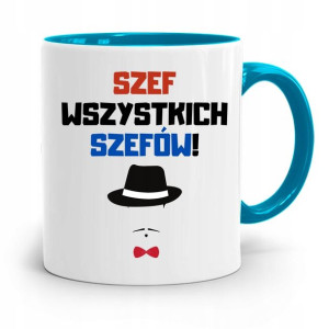 Kubek Błękitny Dla Szefa Szef Wszystkich Szefów