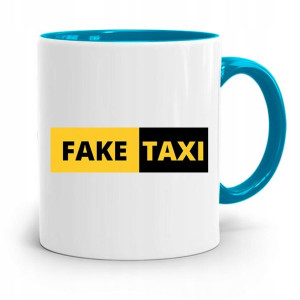Kubek Błękitny Dla Taksówkarza Faketaxi Prezent