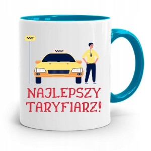 Kubek Błękitny Dla Taksówkarza Najlepszy Taryfiarz