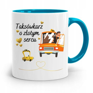 Kubek Błękitny Dla Taksówkarza O Złotym Sercu