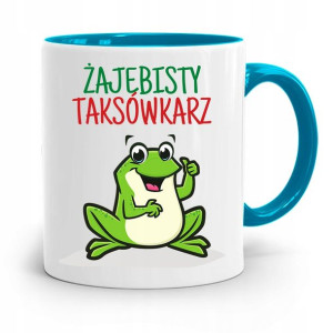 Kubek Błękitny Dla Taksówkarza Żajebisty Prezent