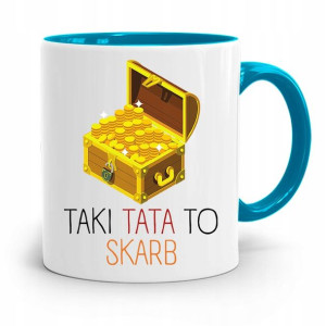 Kubek Błękitny Dla Taty Ojca Taki Tata To Skarb