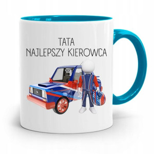 Kubek Błękitny Dla Taty Tata Najlepszy Kierowca