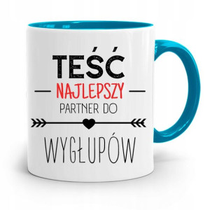 Kubek Błękitny Dla Teścia Partner Do Wygłupów