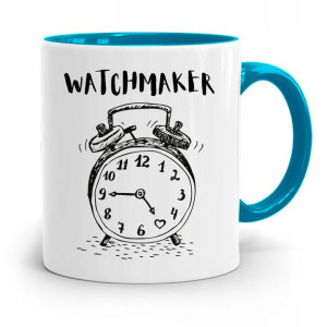 Kubek Błękitny Dla Zegarmistrza Watchmaker Prezent