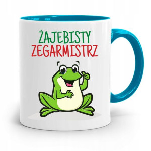 Kubek Błękitny Dla Zegarmistrza Żajebisty Prezent