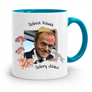 Kubek Błękitny Donald Tusk Po Platforma Prezent